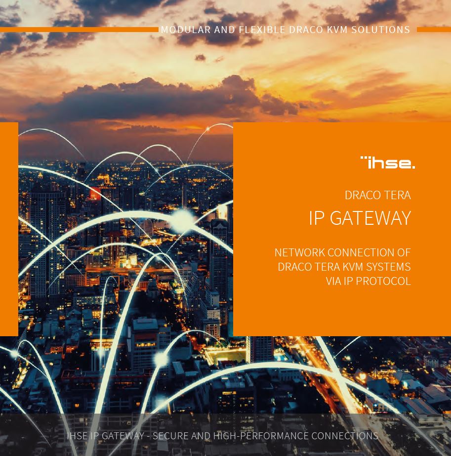 Anzeigebild für die IHSE brochure aboutBroschüre über sichere KVM-S