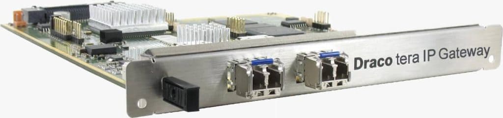 The IP module adds connectivity between users, computers and KVM switches across TCP/IP connections and networks without compromising the high level of data security inherent in Draco tera technology.